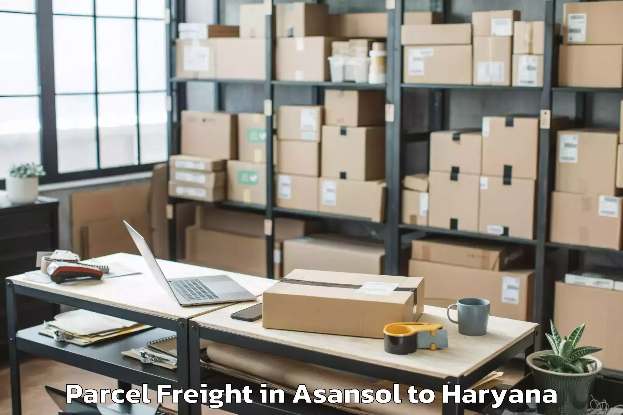 Asansol to Narnaul Parcel Freight